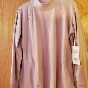 Yogalicious pearled rose (light pink) long sleeve top. XL. NWT.